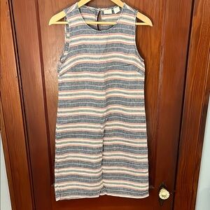 St. Tropez Striped Sleeveless Dress